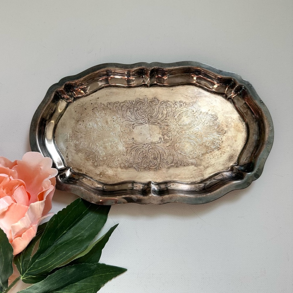 Vintage Silver Tray